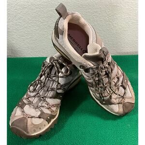 Merrell Women's Sz 7.5 Siren Sport 2 Hiking Shoes J58282 Gray Elephant Pink Mesh